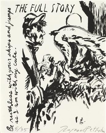 RAYMOND PETTIBON Untitled (Im Losing the Big Picture In the Full Story of My Life).